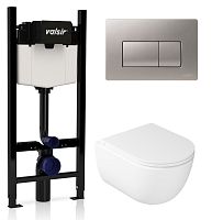 Комплект унитаза с инсталляцией VALSIR KIT VSCrM 7334 Slim